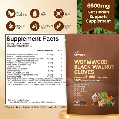 Black Walnut Cloves Capsules